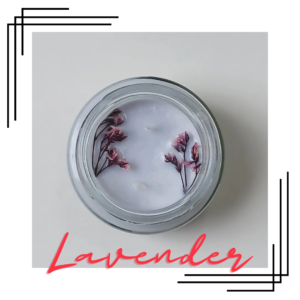 lavender soy wax candle